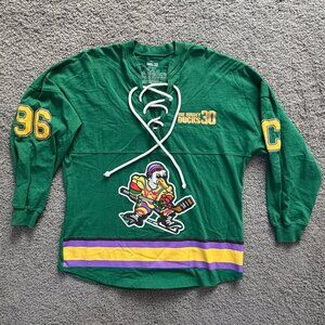 The Mighty Ducks 30th Anniversary Spirit Jersey - Men's Size S - Ice Hockey -GUC